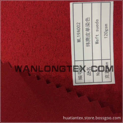 Embossed Weft Suede Fabric for Household &